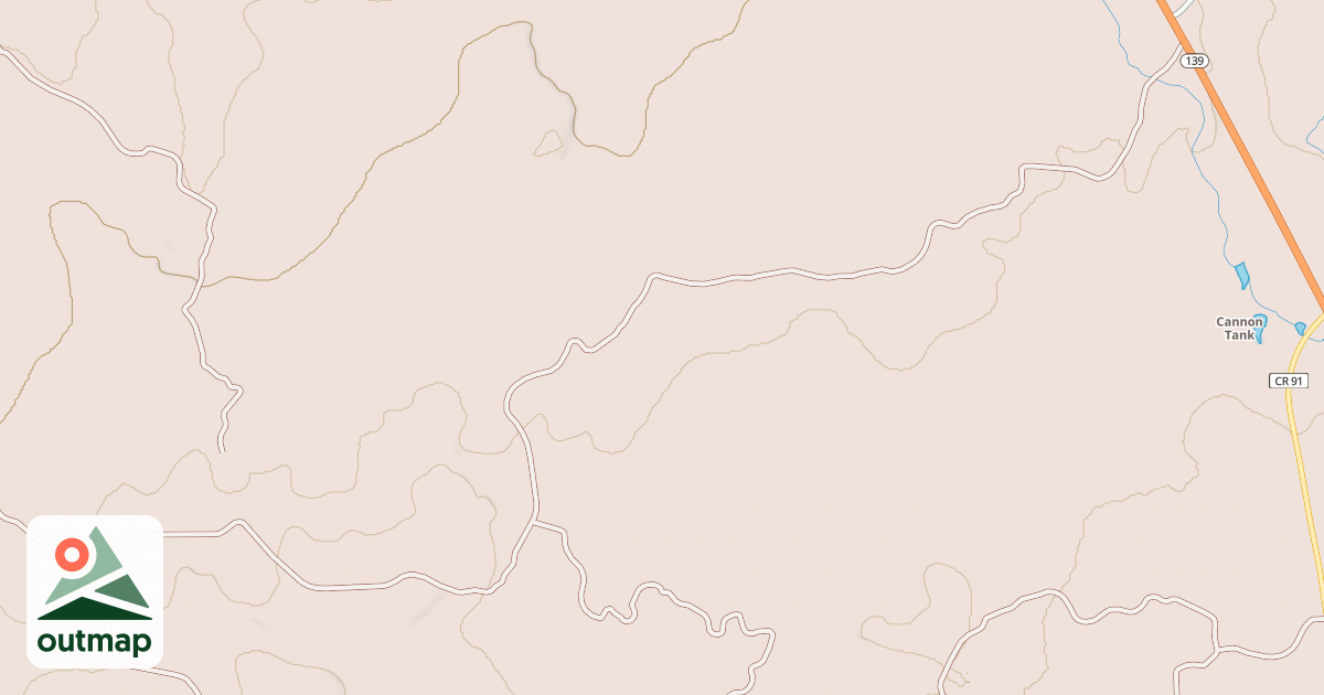 Map of DAMONS BUTTE NE
