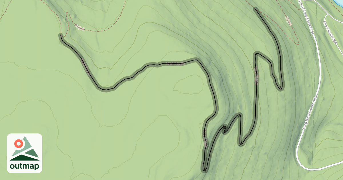 Map of Bald Eagle