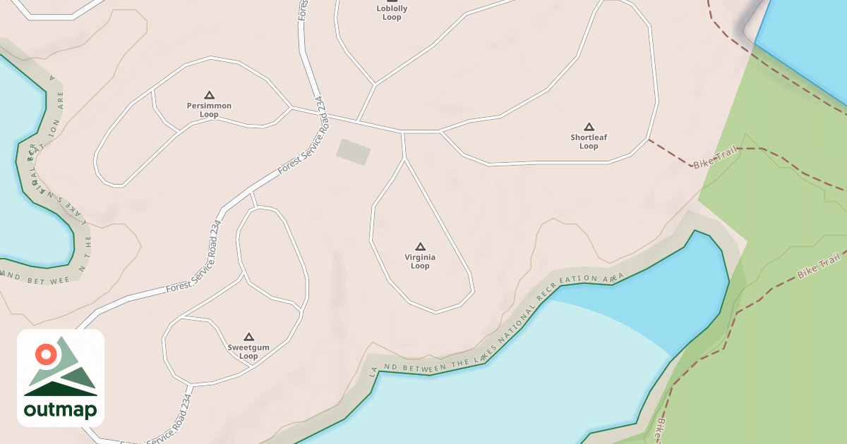 Map of P.C. VIRGINIA LOOP