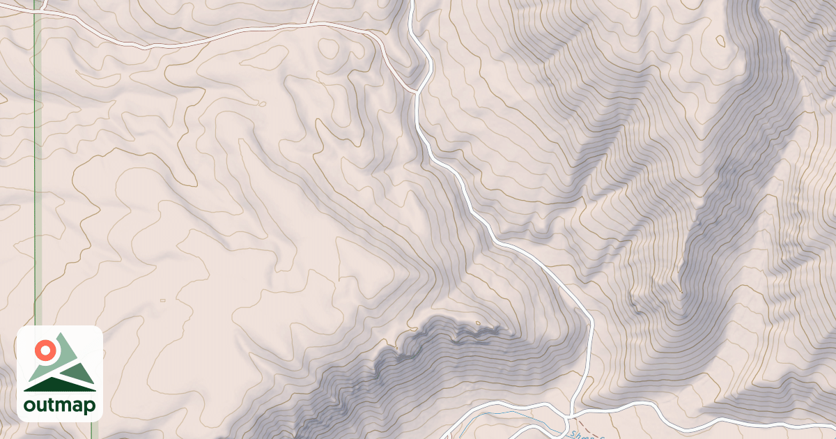 Map of SAWMILL CANYON