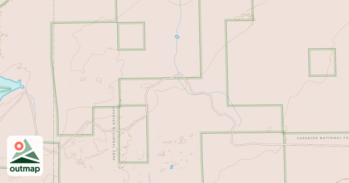 Map of HJALMER LAKE SPUR F