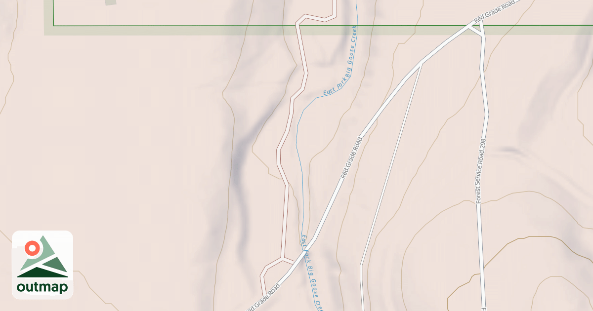 Map of EAST FORK FISHING