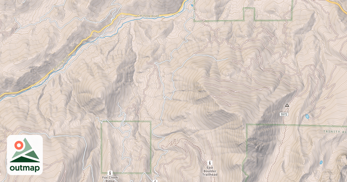 Map of BOULDER