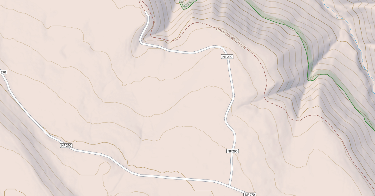 Map preview of USFS Motor Vehicle Use Map Roads {32F9192E-003D-4861-83A3-85B7ED1CE36F}
