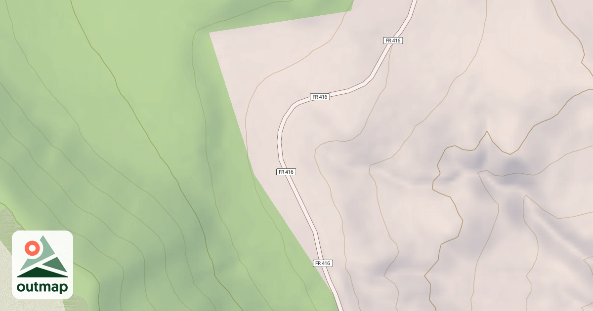 Map of 416.B