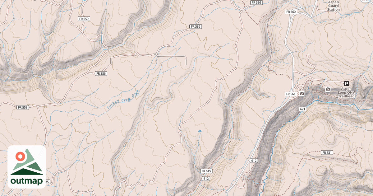 Map of CHICKEN CRK