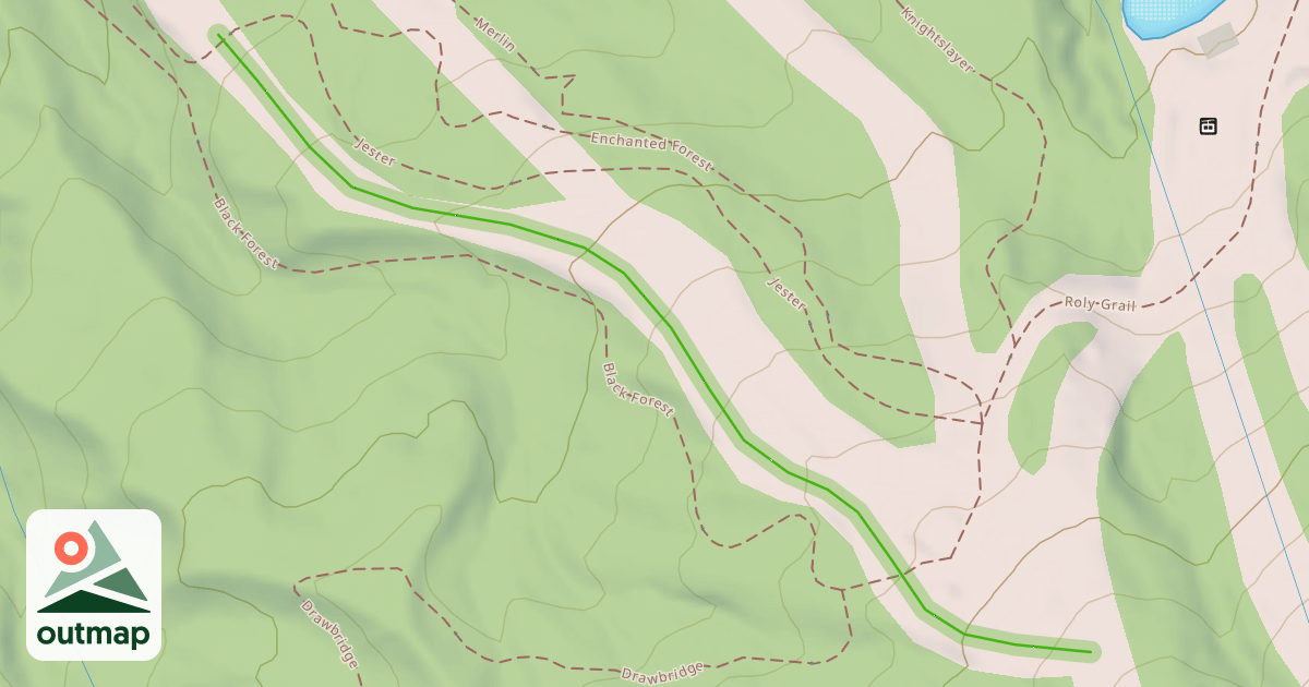 Map of Bunker Hill