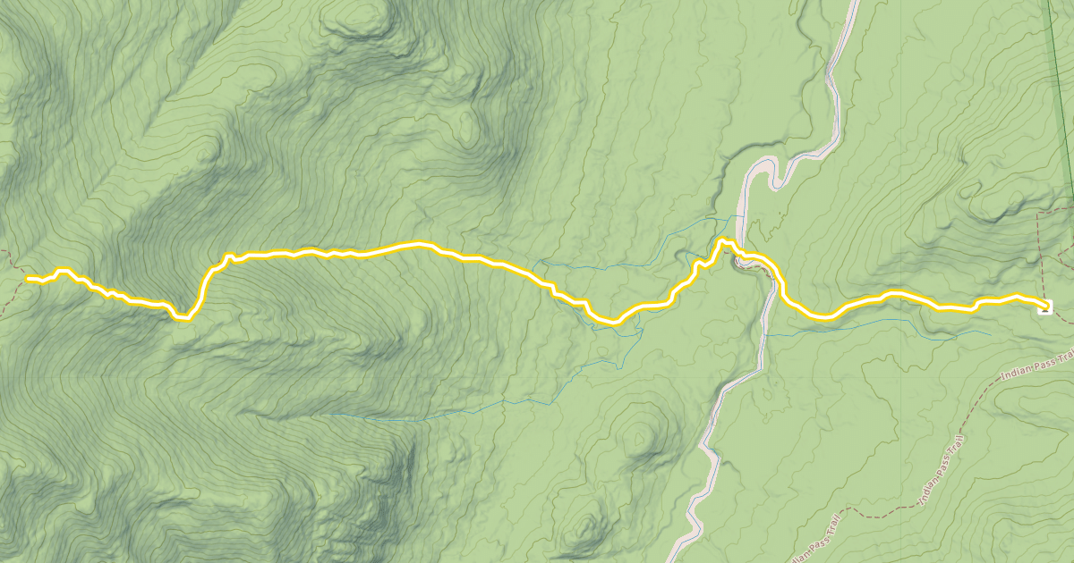 Map preview of Street and Nye Ski Trail