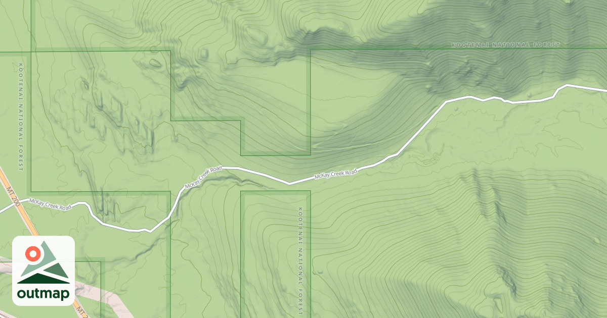 Map of MCKAY CREEK