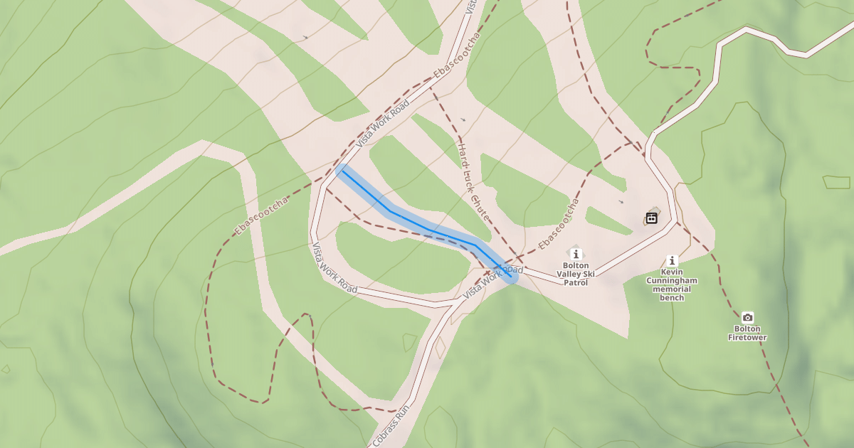 Map preview of Spillway Lane