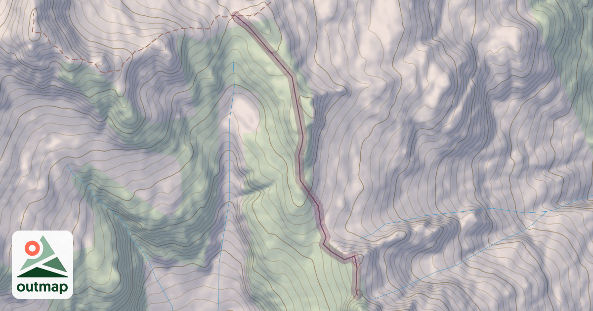 Map of Golden Ears-Blanshard Needle Traverse