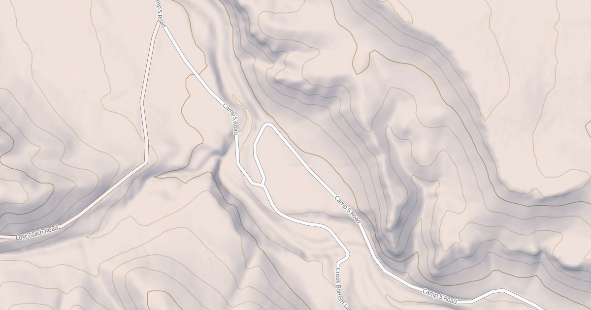 Map preview of BUTTE CREEK