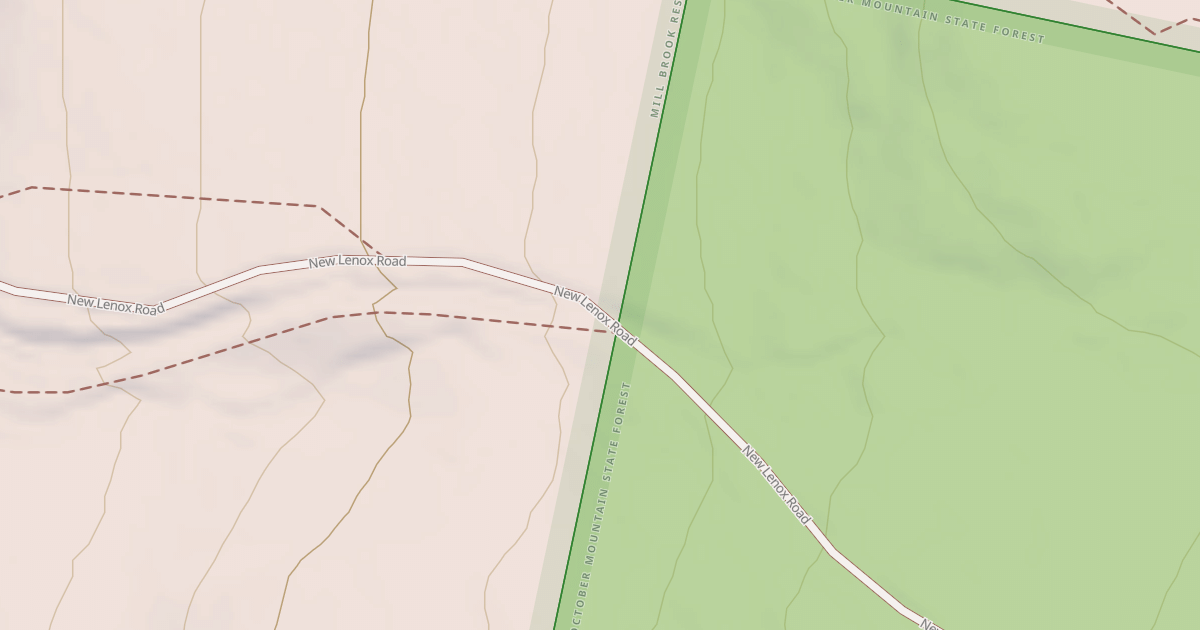 Map preview of New Lenox Road