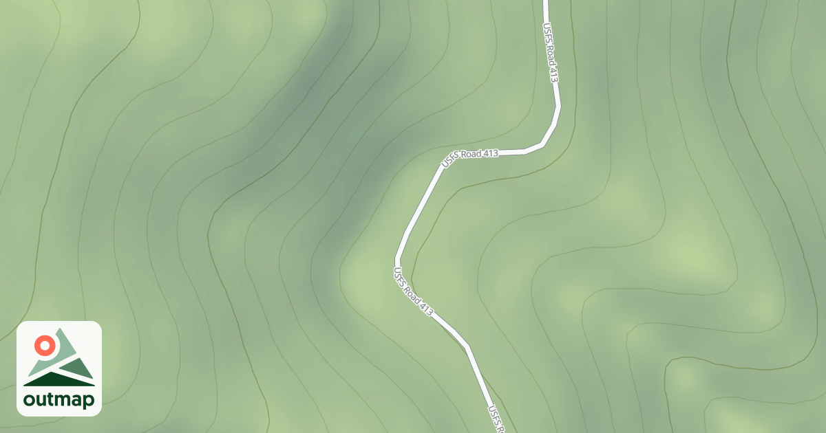 Map of USFS Motor Vehicle Use Map Trails 13002