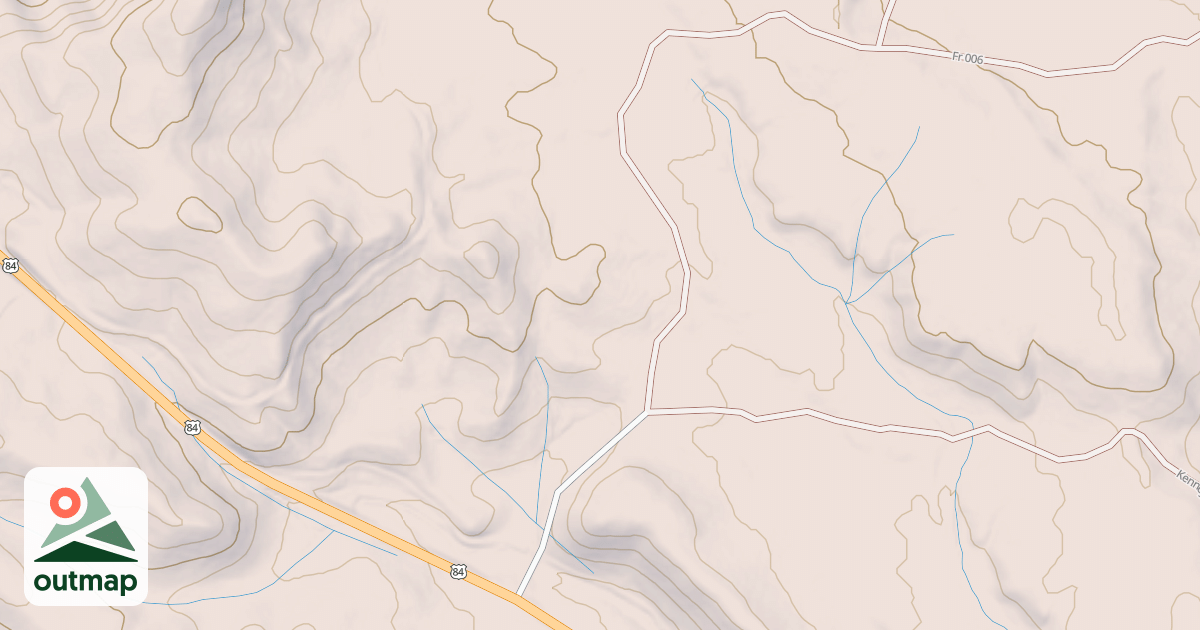 Map of KENNEY FLATS