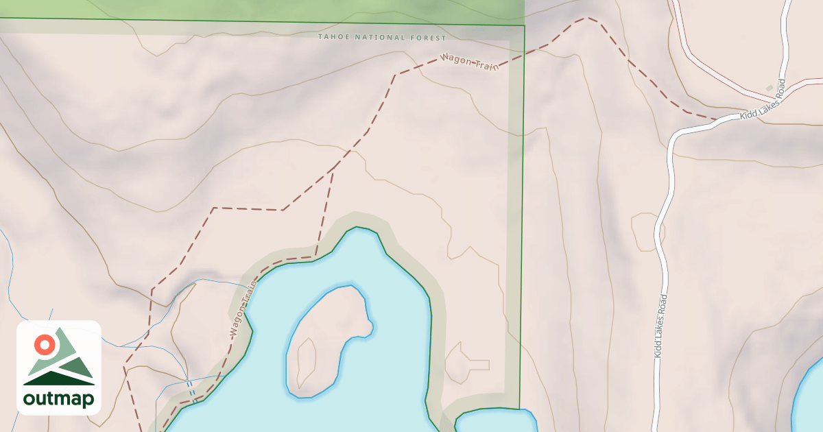 Map of Cascade Lake Ohv