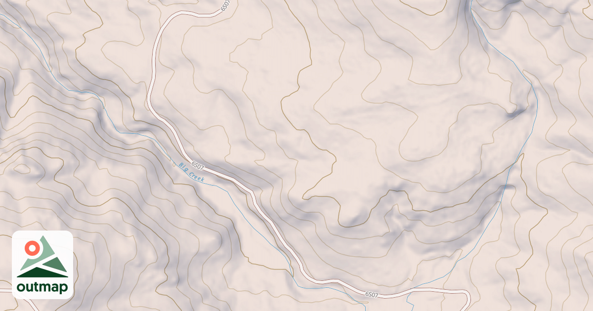 Map of BIG SANDY A SPUR