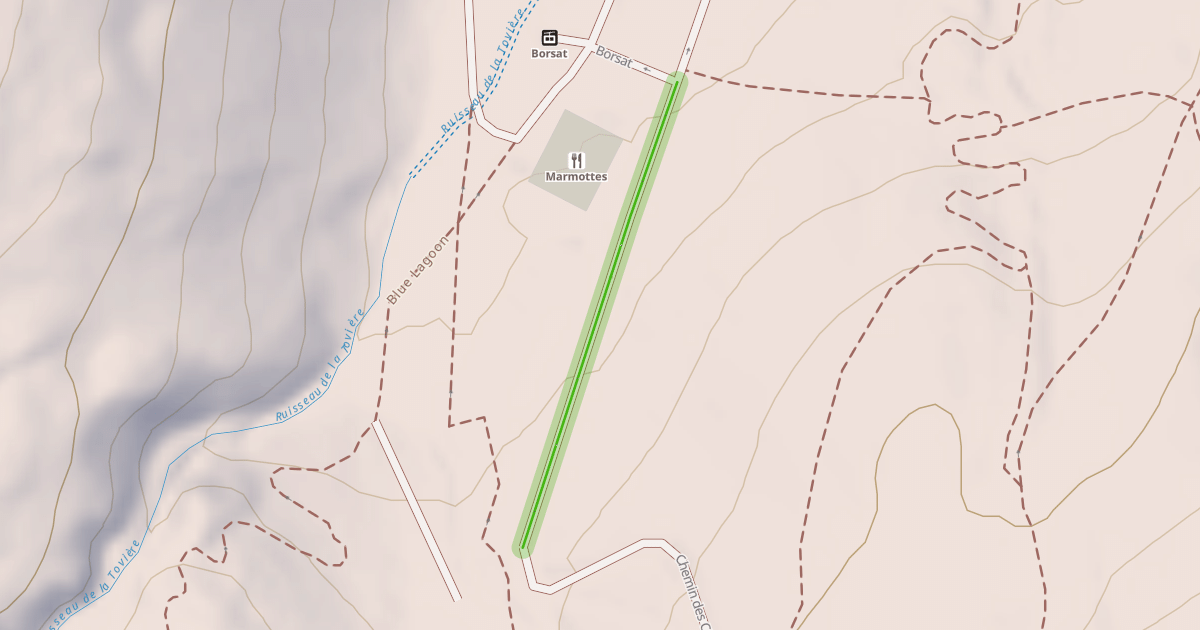Map preview of Chemin des Côves