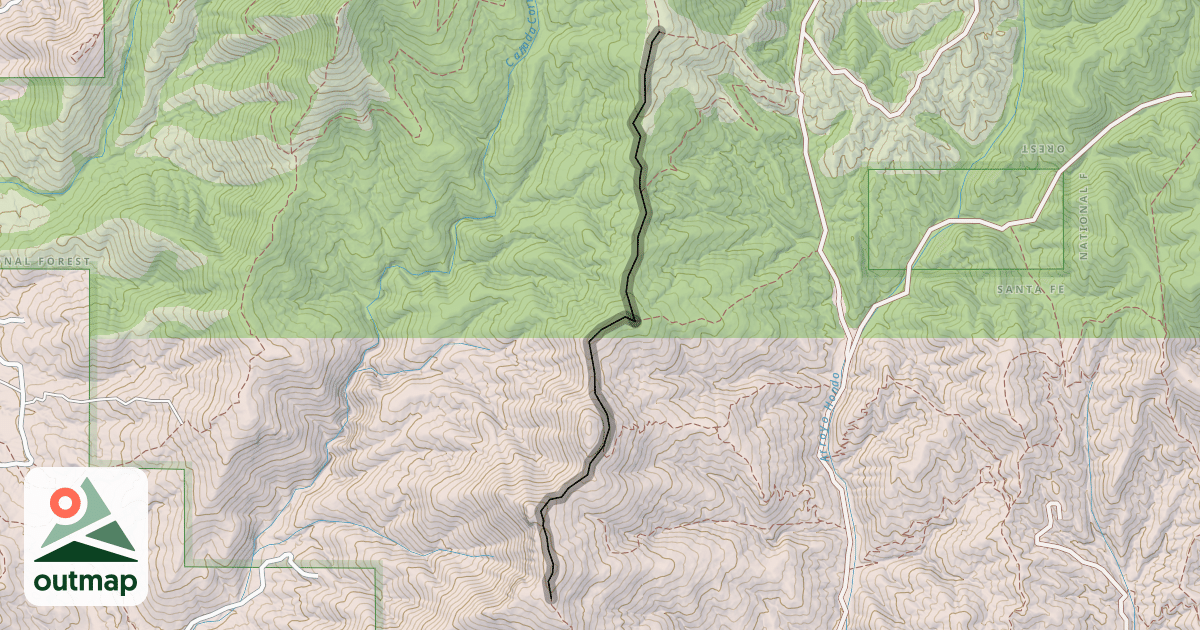 Map of Sierra Pelada Trail