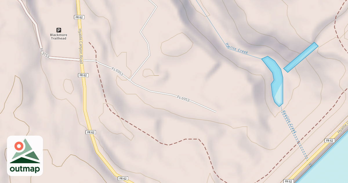 Map of BLACKMORE CAMP LOOP B