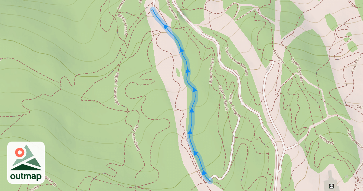 Map of Lower Angry Pirate