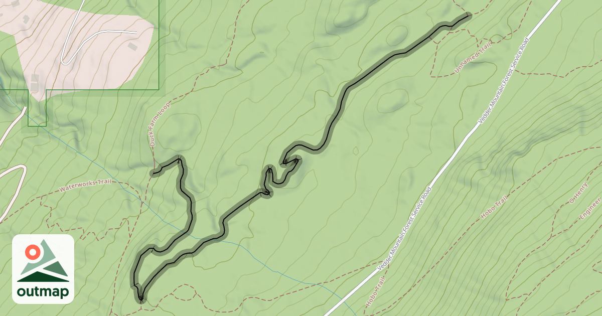 Map of Duck Farm Loop