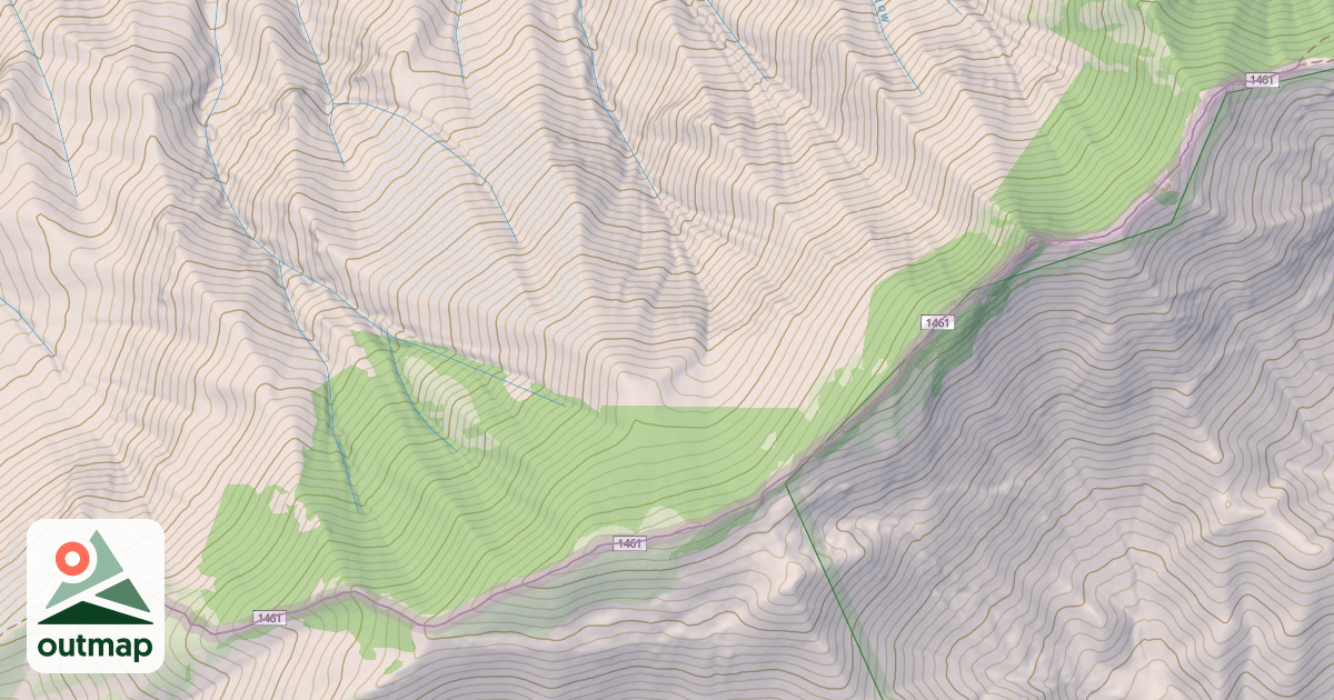 Map of Black Mountain Trail