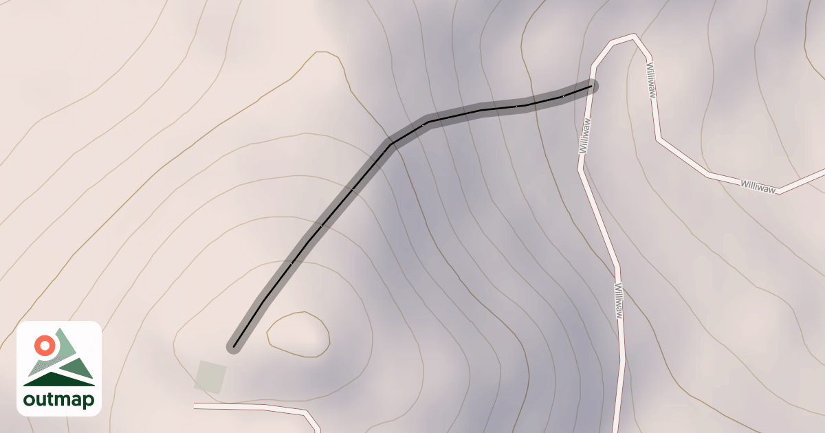 Map of Steep Chutes