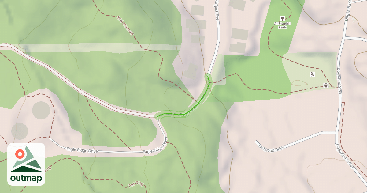Map of Eagle Ridge Drive