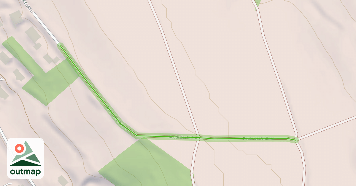 Map of Route des Chênes