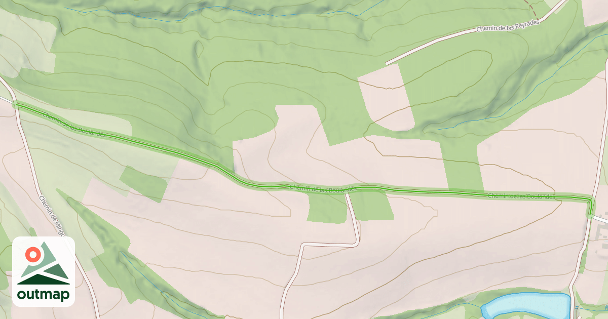 Map of Chemin de las Boulandes