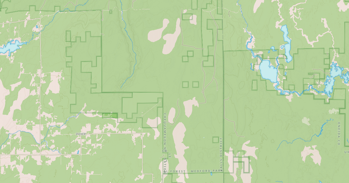 Map preview of Price County Snowmobile-120a