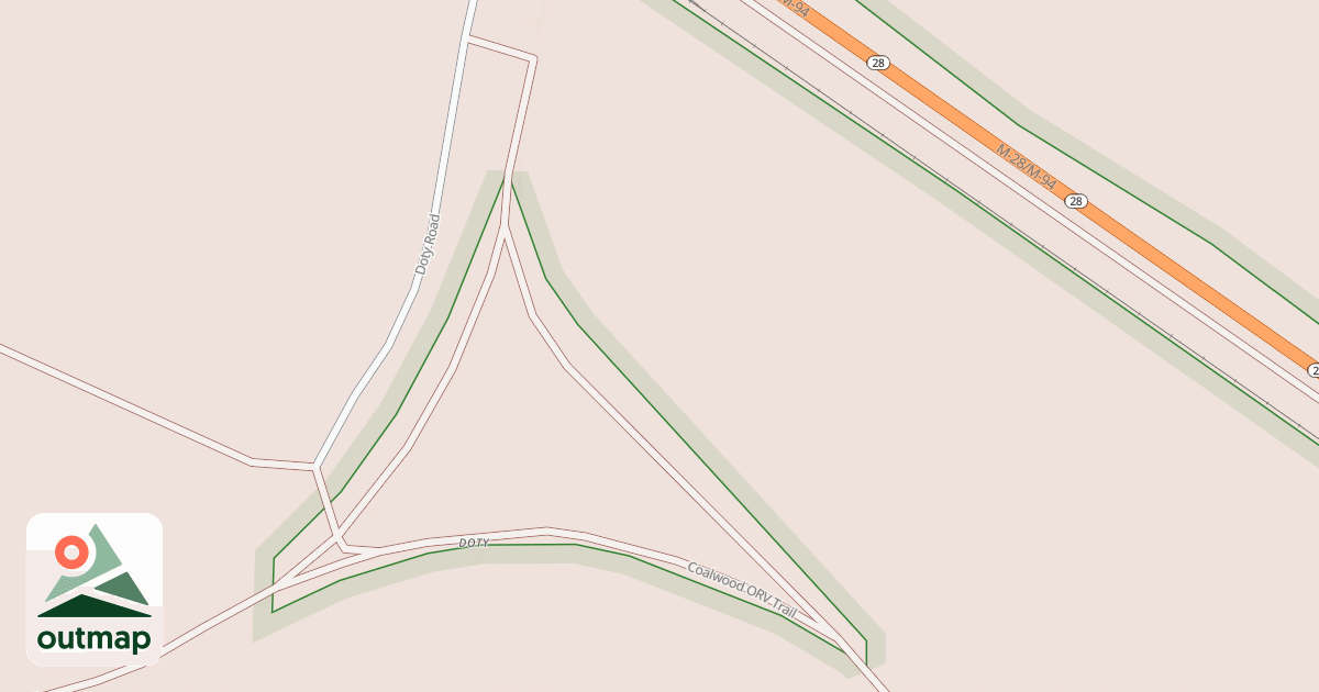 Map of HAYWIRE GRADE SPUR E