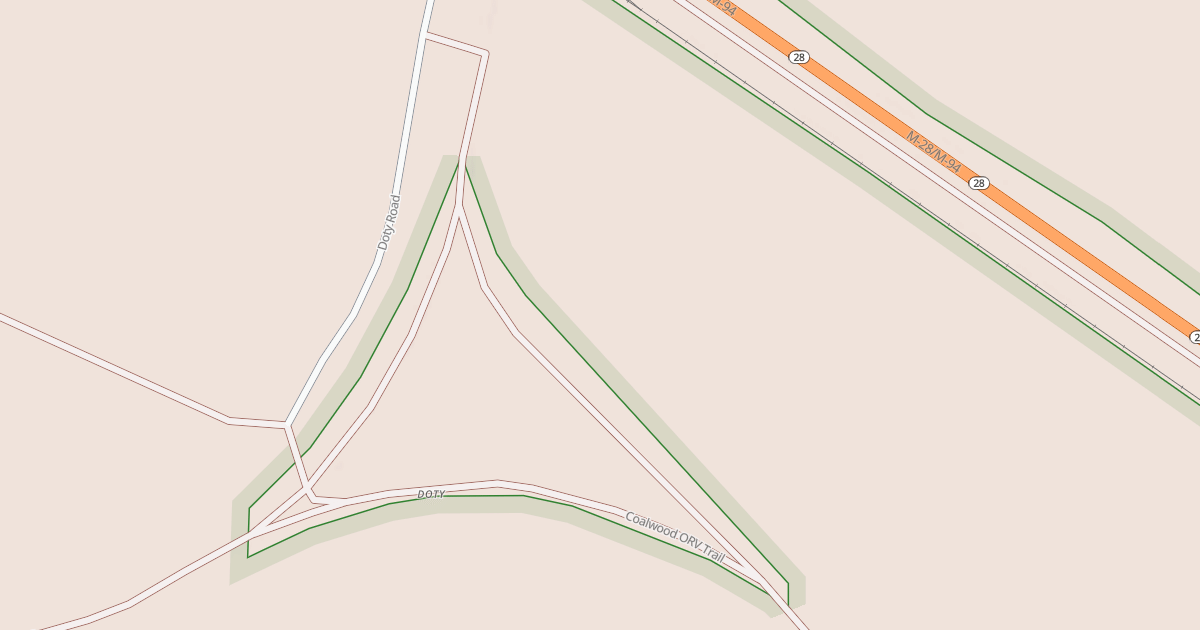 Map preview of HAYWIRE GRADE SPUR E