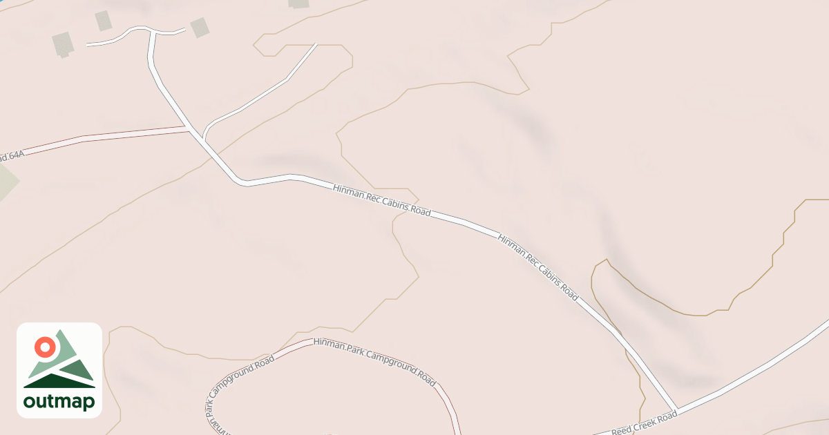 Map of HINMAN REC CABINS
