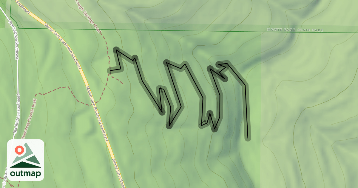 Map of Eastern View Trail