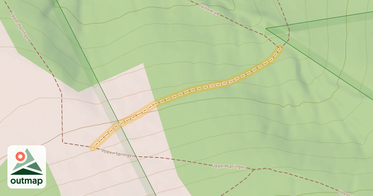 Map of Flatrock Bowl