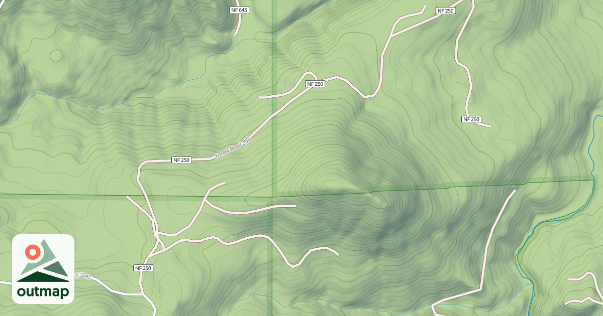 Map of BACHELOR RIDGE RD
