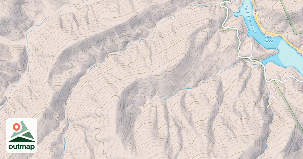 Map of SLICK SHOALS