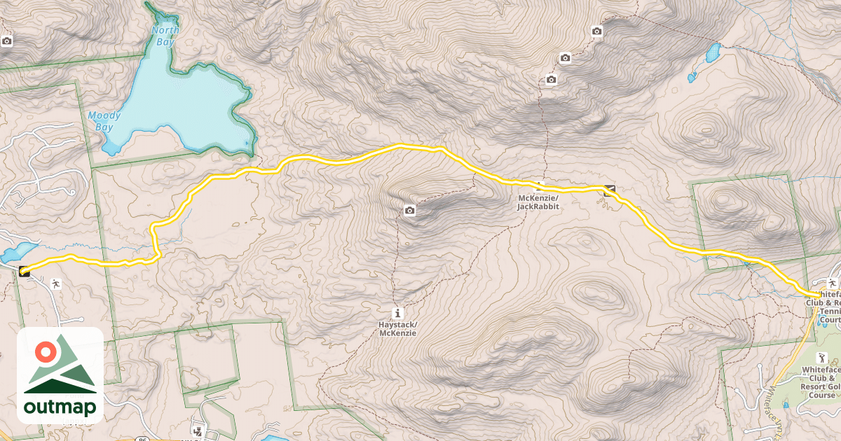 Map of Jackrabbit Trail