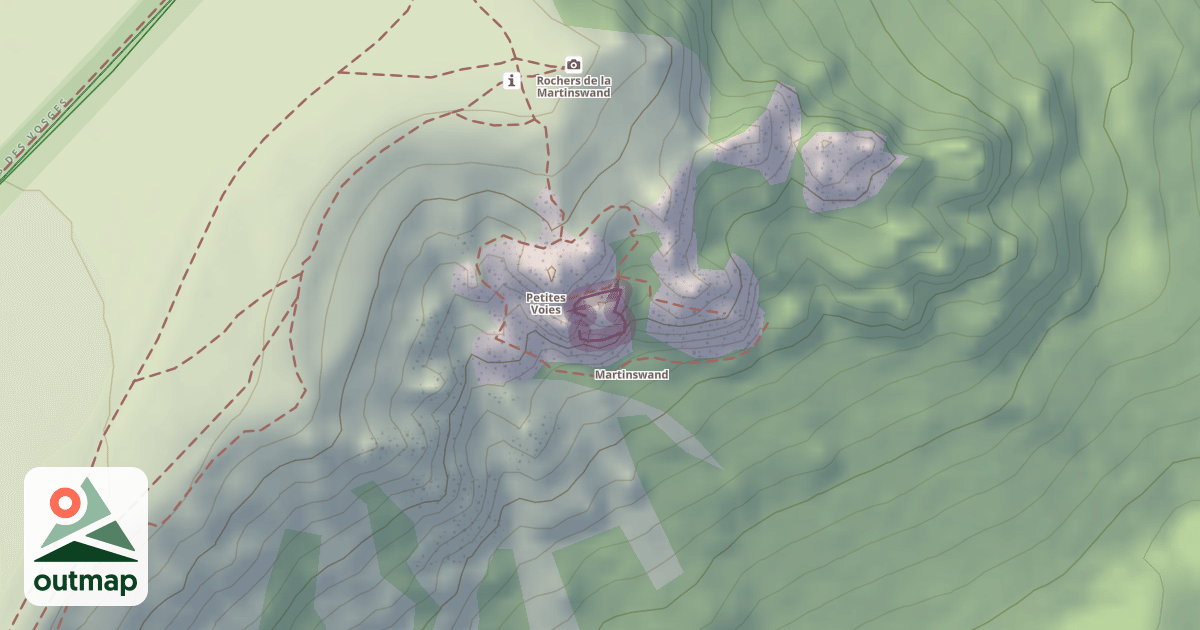 Map of Martinswand