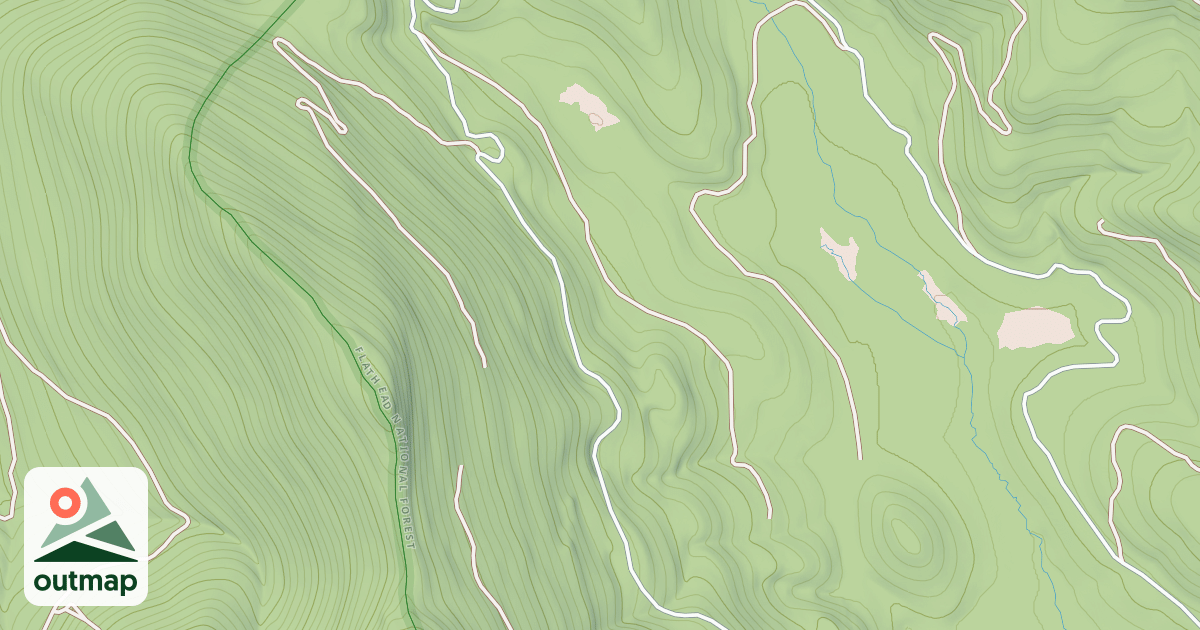 Map of BOWEN LAKE
