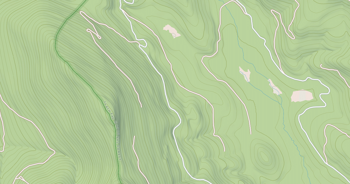 Map preview of BOWEN LAKE