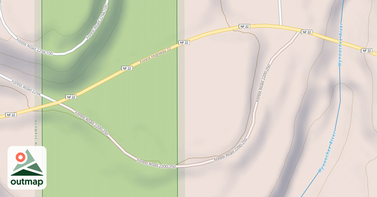 Map of OLD B100 LOOP (SHORT)