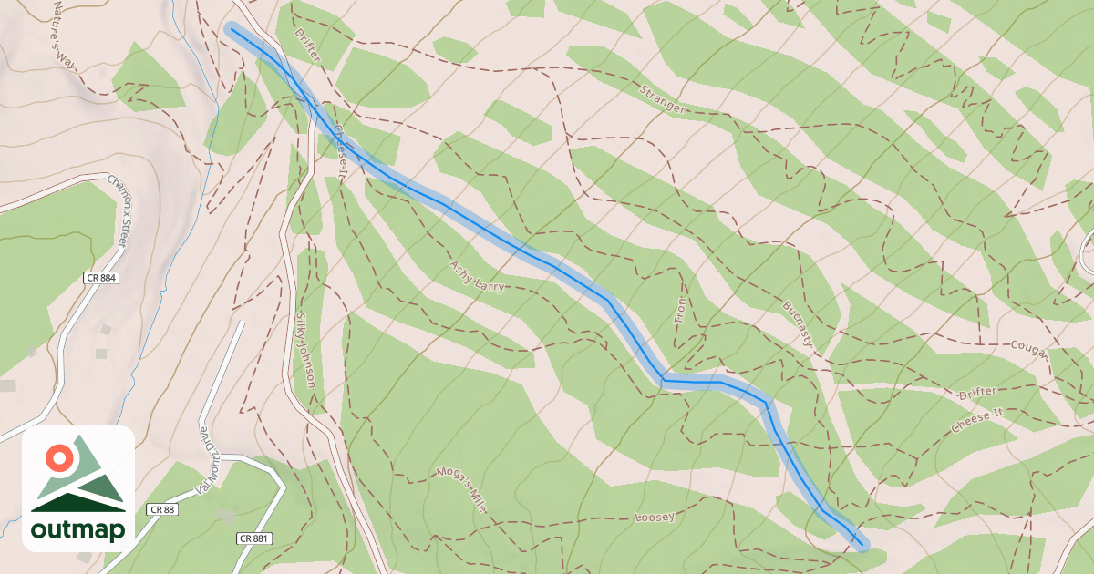 Map of Gettle's Glade