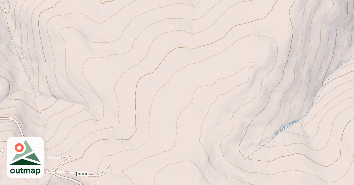 Map of BIG TURKEY TAIL
