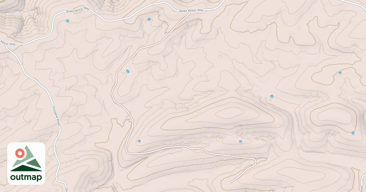 Map of PEANUT MOUNTAIN