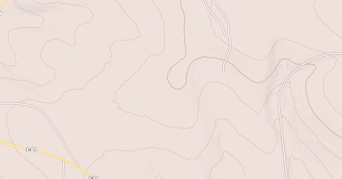 Map preview of USFS National Forest System Roads {E58A1BAE-6412-4B66-8630-2BD4EF31B7E6}