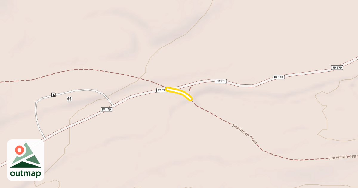 Map of Harriman Trail