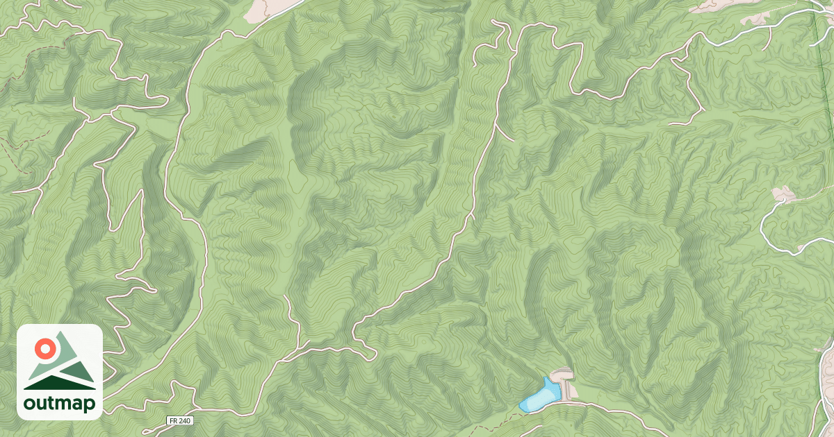 Map of GAULEY RIDGE